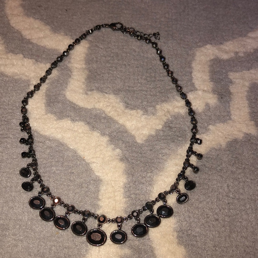 Black choker necklace